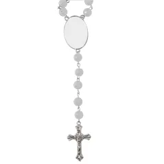 Rosarios de cuentas personalizado con tu foto, texto o diseño. Recuerdo de comunión, bautizo, Semana Santa, cofradías.