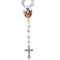 Rosarios de cuentas personalizado con tu foto, texto o diseño. Recuerdo de comunión, bautizo, Semana Santa, cofradías.
