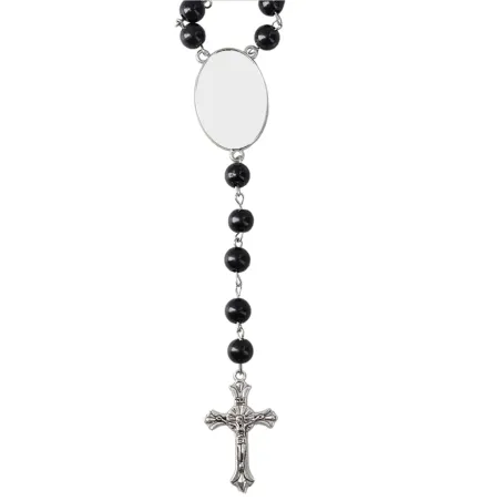 Rosarios de cuentas personalizado con tu foto, texto o diseño. Recuerdo de comunión, bautizo, Semana Santa, cofradías.
