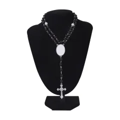 Rosarios de cuentas personalizado con tu foto, texto o diseño. Recuerdo de comunión, bautizo, Semana Santa, cofradías.