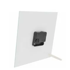 Portafotos de vidrio personalizado con reloj. Perfectos para personalizar con fotos, diseños o frases.