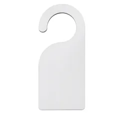 Cuelga puertas de madera personalizable con fotos, diseños, logotipos o textos a todo color.