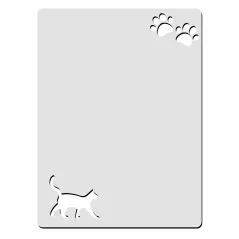 Portafotos de madera con detalles de gato personalizable con fotos, diseños, logotipos o textos a todo color.