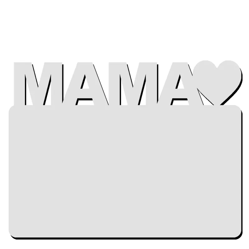 Portafotos - Mamá / Madera MDF Portafotos - Mamá / Madera MDF