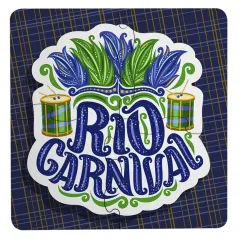 Puzzle portafotos en madera personalizable con fotos, diseños, logotipos o textos a todo color. 4 piezas