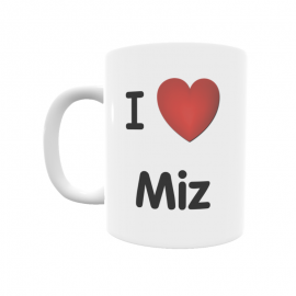 Taza - I ❤ Miz
