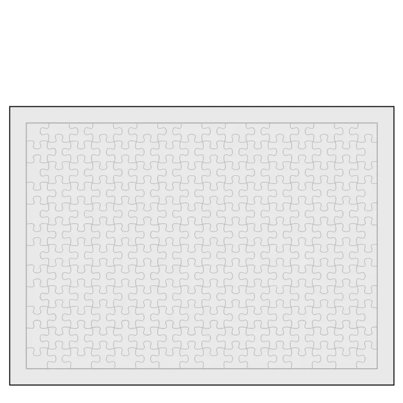Puzzle con marco 192 piezas / Madera MDF