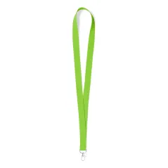 Lanyard verde claro personalizado con logos, diseños a todo color. Eventos, congresos, acreditaciones, etc Envío rápido.