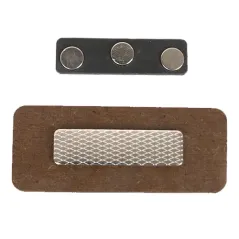 Placa identificativa o identificación personalizada logos, diseños, fotos. con imán para sujetarlas sin dañar la ropa, bata.