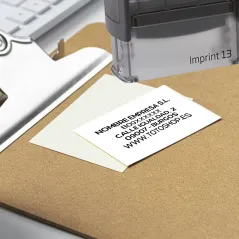 Sello automático - 56x21 mm