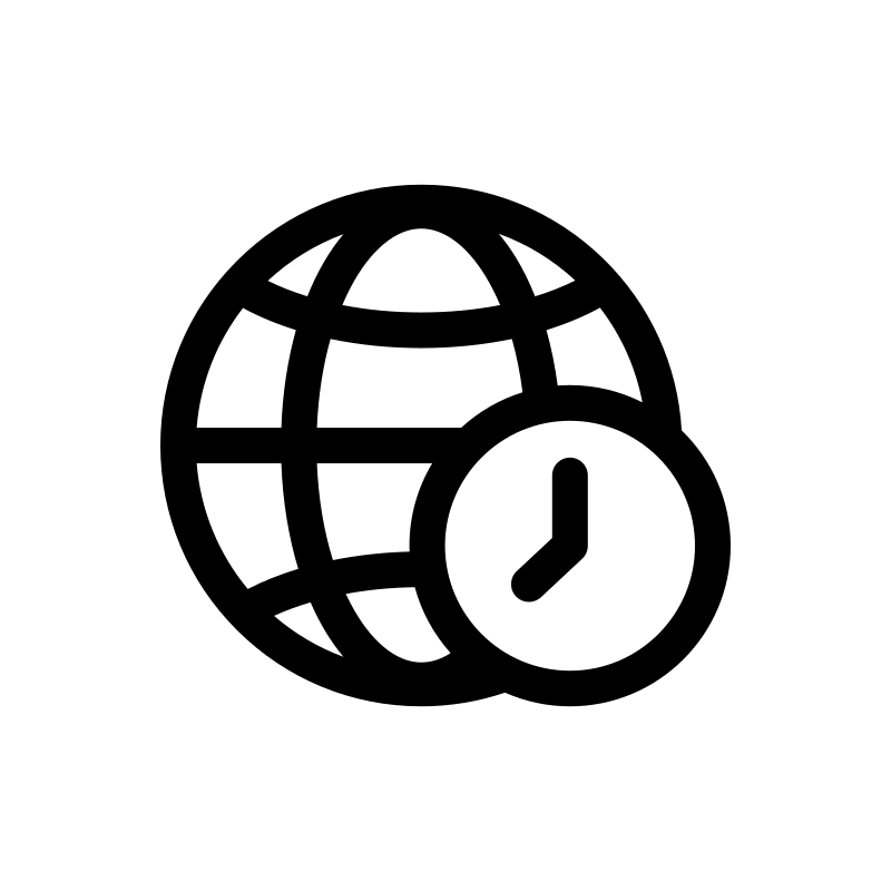 Vinilo horario - 30 x 20 cm.