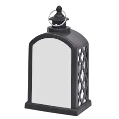 Farolillo vintage personalizable con foto o diseño luz LED. Se puede colocar en superficie plana o colgarse por la anilla.