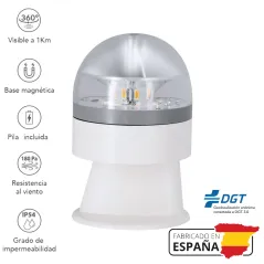Luz emergencia V16 geolocalizada (fabricación Española)