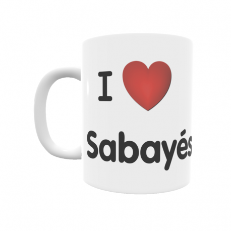 Taza - I ❤ Sabayés