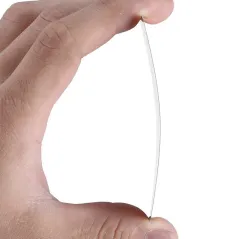 Tarjetas metálicas personalizadas en aluminio con acabado blanco brillante. alta definición para logos, fotografías y diseños