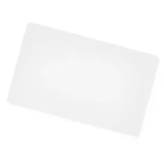 Tarjetas metálicas personalizadas en aluminio con acabado blanco brillante. alta definición para logos, fotografías y diseños