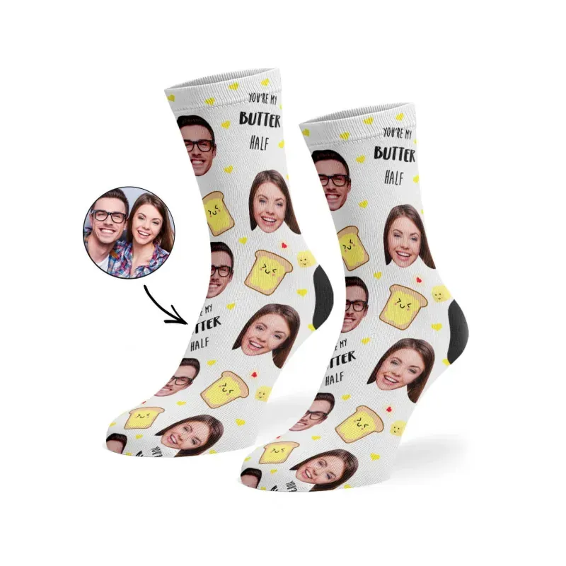 Calcetín adulto / Talla única / Fondo Blanco