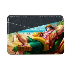 Tarjetero billetero personalizado con fotos, logos. Tarjeta de identificación, bus, visa.