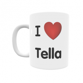 Taza - I ❤ Tella