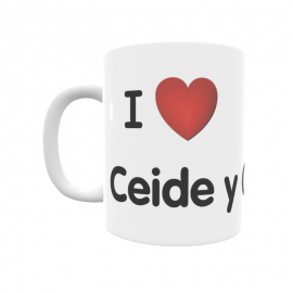 Taza - I ❤ Ceide y Orrios