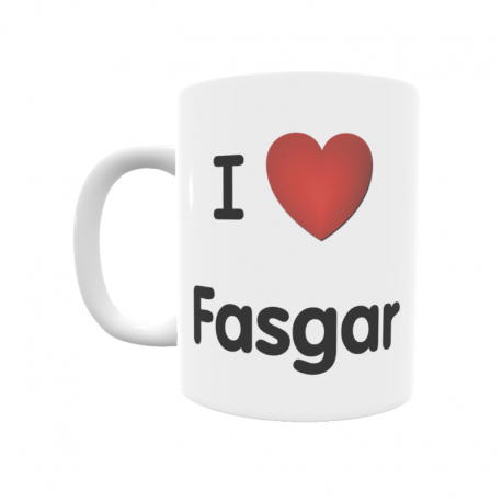Taza - I ❤ Fasgar