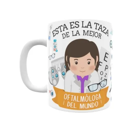 Taza personalizada con tu dedicatoria para LA mejor ODONTÓLOGA