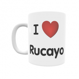 Taza - I ❤ Rucayo