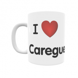 Taza - I ❤ Caregue