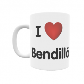 Taza - I ❤ Bendilló