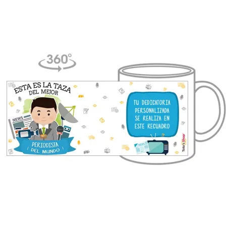 Taza Periodista (Él)