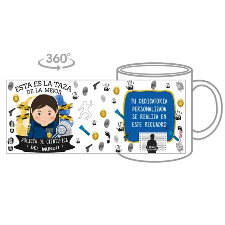 Taza Policía Científica (Ella)