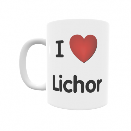 Taza - I ❤ Lichor