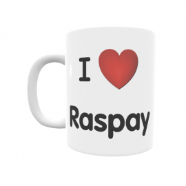 Taza - I ❤ Raspay