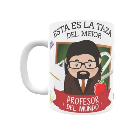 Taza personalizada con tu dedicatoria para EL mejor PROFESOR