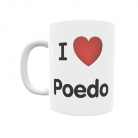 Taza - I ❤ Poedo