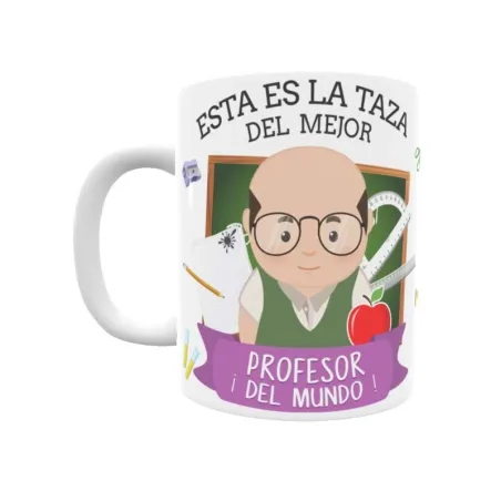 Taza personalizada con tu dedicatoria para EL mejor PROFESOR