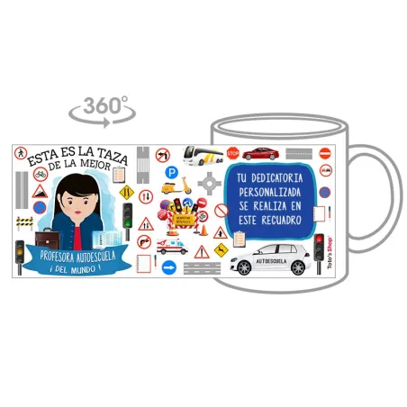 Taza Profesora de Autoescuela