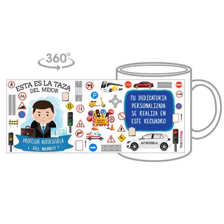 Taza Profesor de Autoescuela