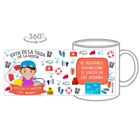 Taza Profesora de Natación