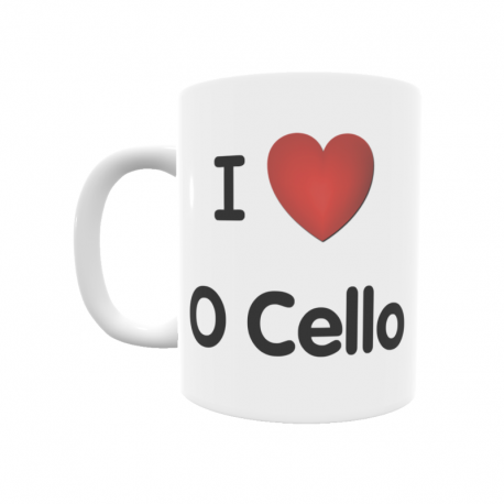 Taza - I ❤ O Cello