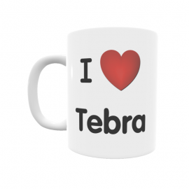 Taza - I ❤ Tebra