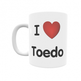 Taza - I ❤ Toedo