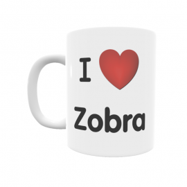 Taza - I ❤ Zobra