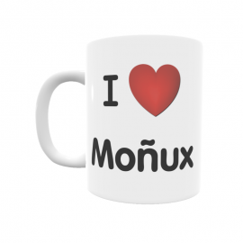 Taza - I ❤ Moñux