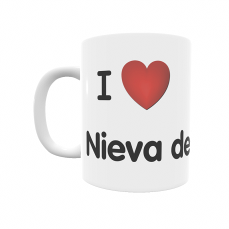 Taza - I ❤ Nieva de Calderuela