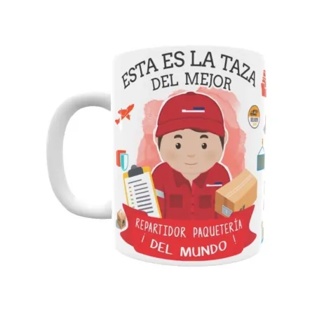 Taza personalizada con tu dedicatoria para EL mejor REPARTIDOR