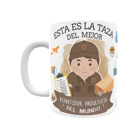 Taza personalizada con tu dedicatoria para EL mejor REPARTIDOR