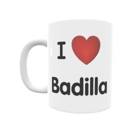 Taza - I ❤ Badilla