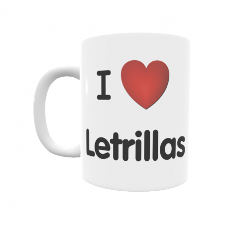 Taza - I ❤ Letrillas