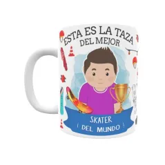 Taza personalizada con tu dedicatoria para EL mejor SKATER